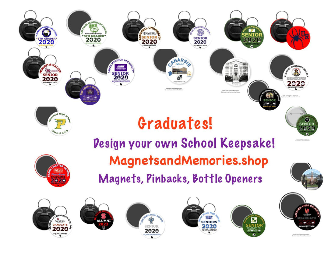 A Unique Way to Cherish your High School or College Memories - Magnets and Memories