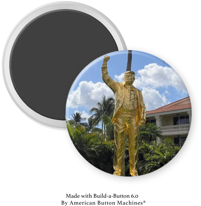 President Trump Golden Statue at Doral