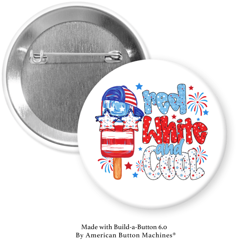 Red, White and COOL with Fireworks - Magnets and Memories