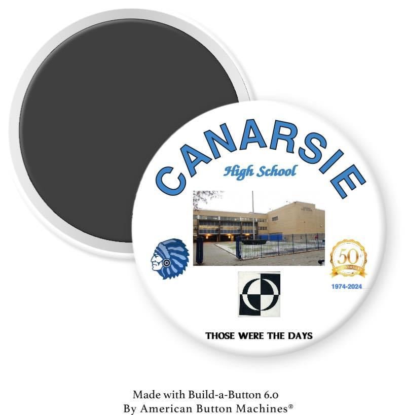 High School or College SAMPLE Pinback C