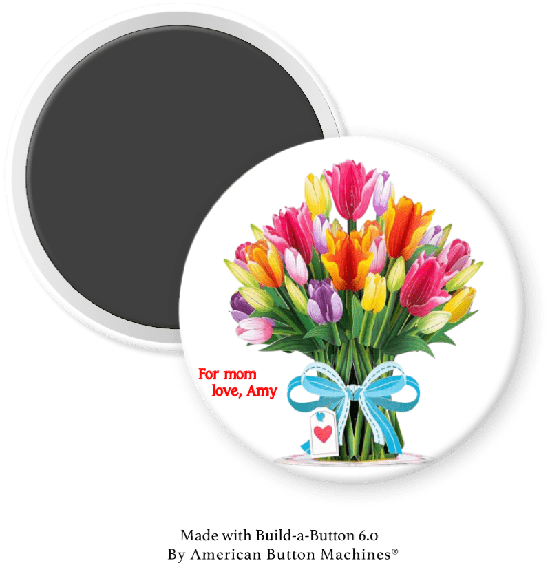 Flower Bouquet for Mom - Magnets and Memories