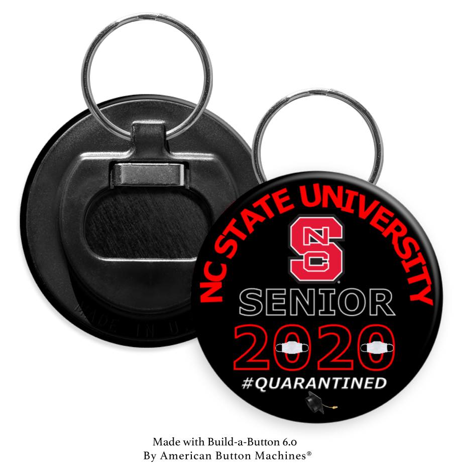NC State University Senior 202X Bottle Opener - Magnets and Memories
