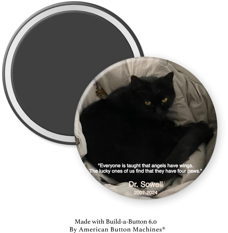 Cat or Dog Memorial Magnet - Magnets and Memories