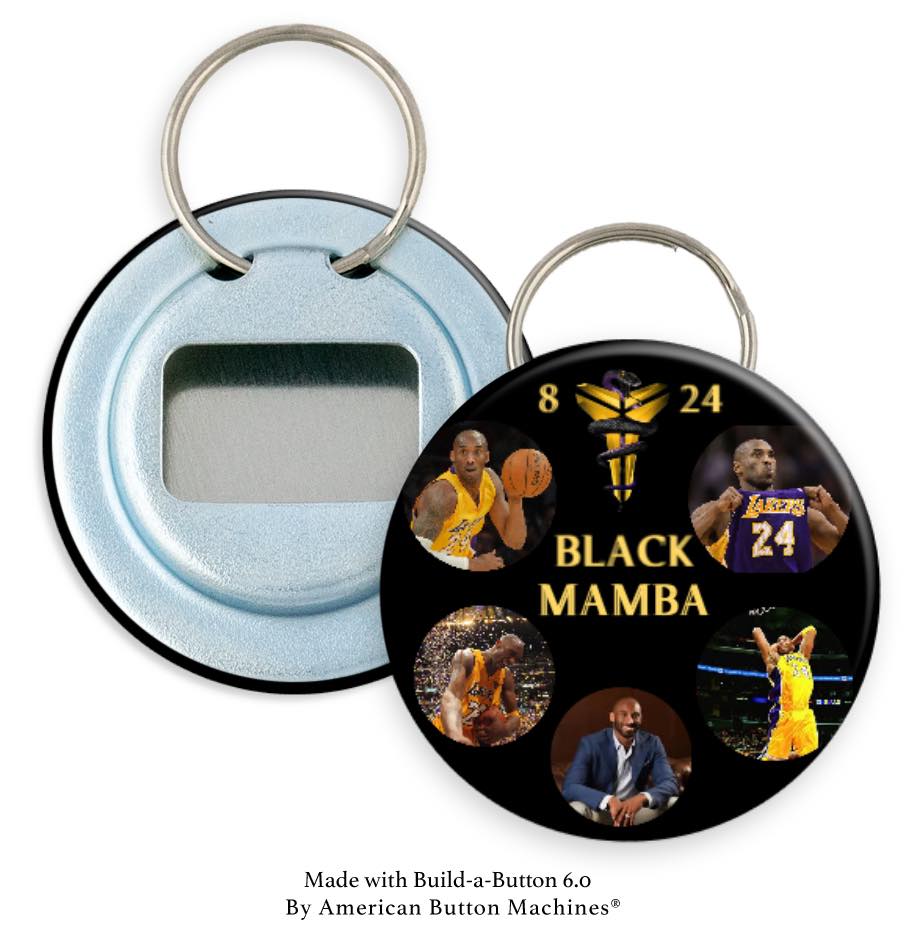 Kobe Bryant Memorial Bottle Opener - Magnets and Memories