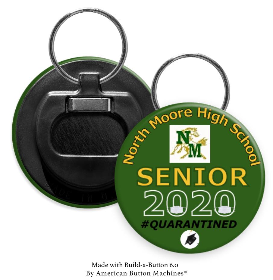 North Moore High School Senior 202X Bottle Opener - Magnets and Memories