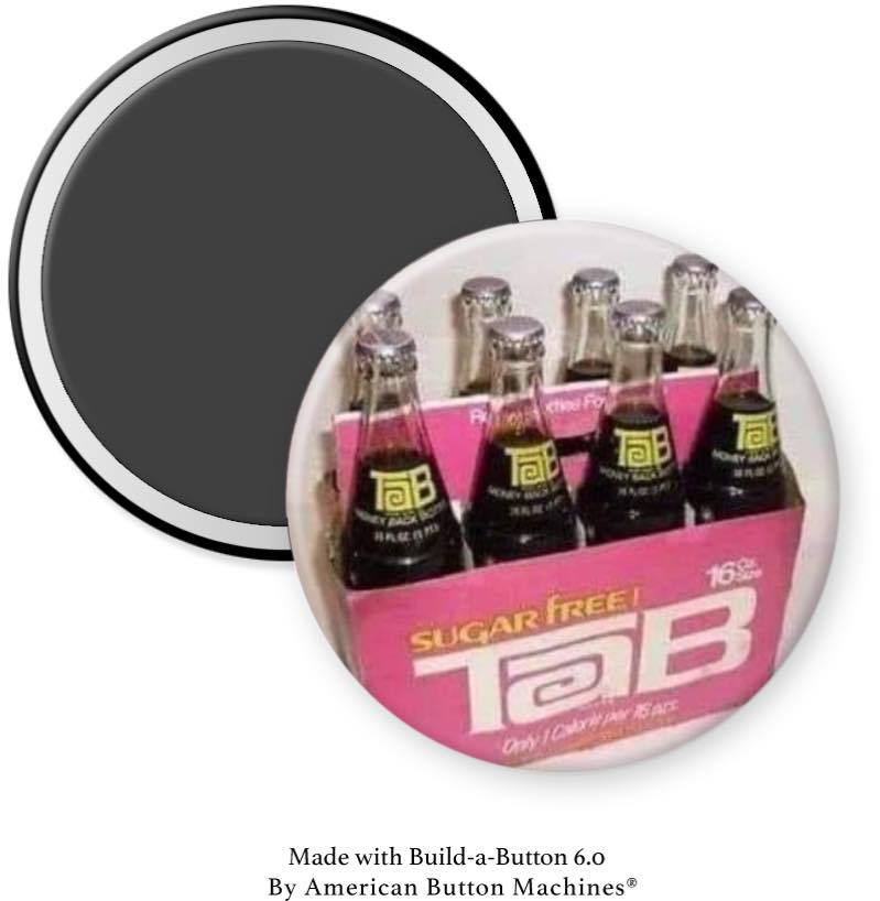 Sugar Free Tab Soda Magnet - Magnets and Memories
