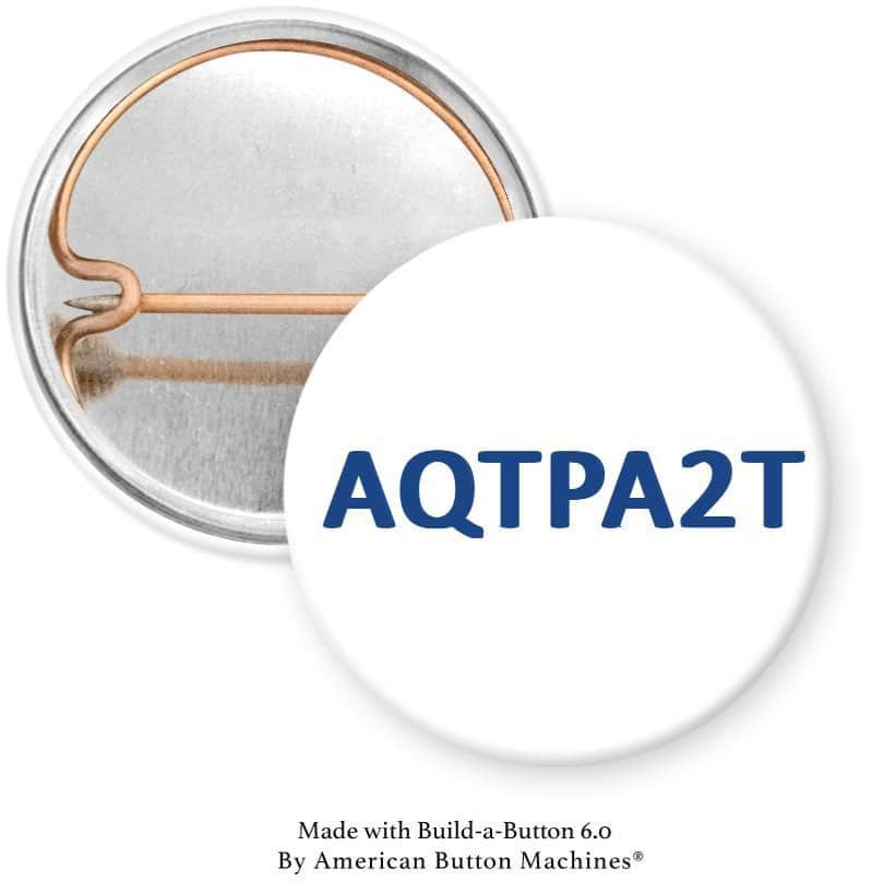 AQTPA2T Pinback - Magnets and Memories