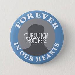 Forever In Our Hearts with custom photo Magnet - Magnets and Memories