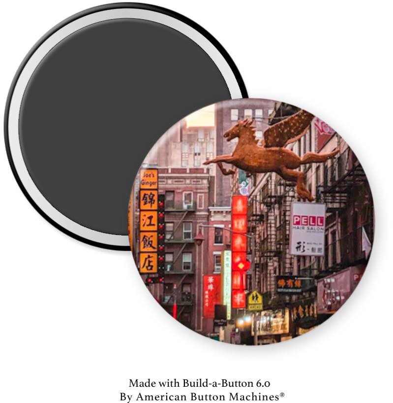 Chinatown Flying Dragon Magnet - Magnets and Memories