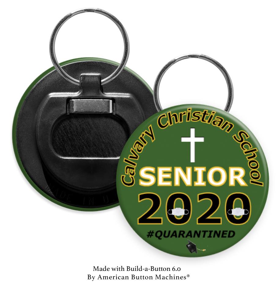 Calvary Christian School Senior 202X Bottle Opener - Magnets and Memories