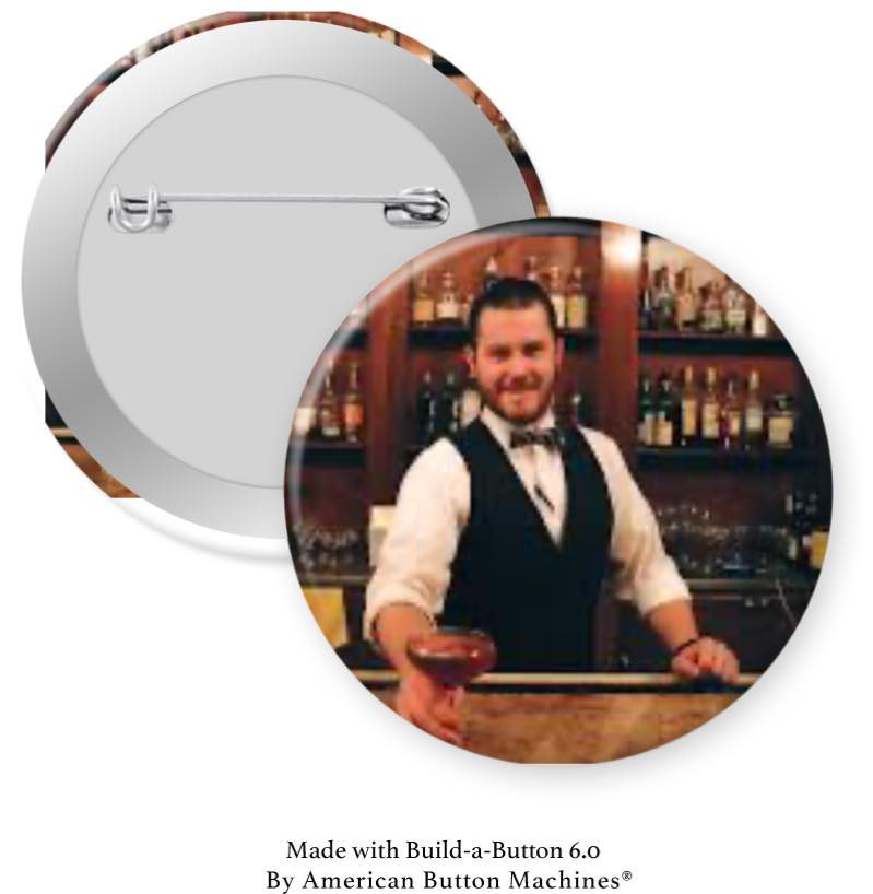 Bartender Sample 1 Pinback - Magnets and Memories
