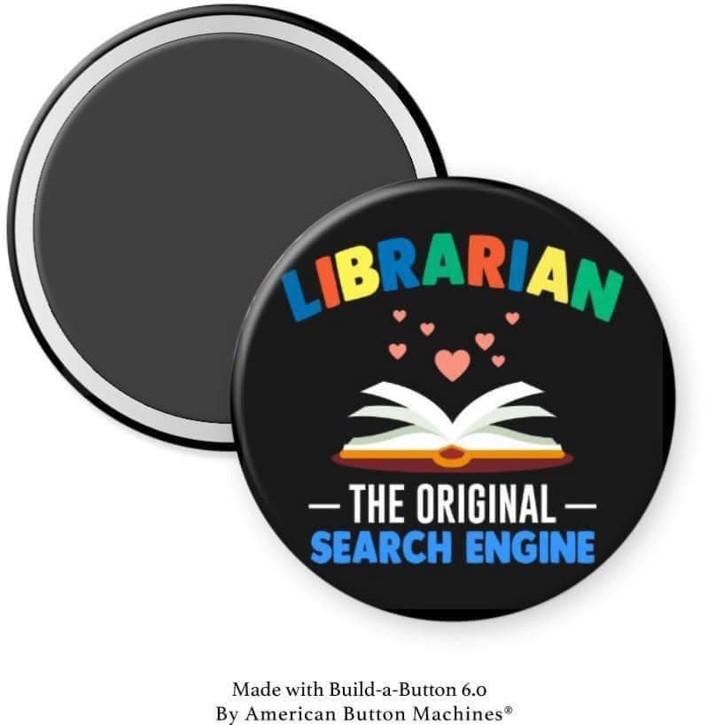 Librarian the Original Search Engine Magnet - Magnets and Memories