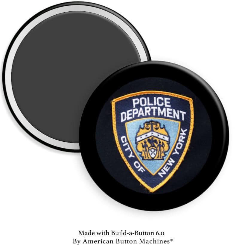 New York City Police Department Badge Magnet - Magnets and Memories
