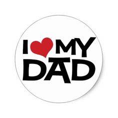 I Love My Dad Text Magnet - Magnets and Memories