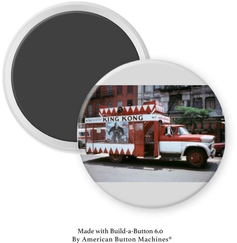 King Kong Ride Truck in Brooklyn Magnet - Magnets and Memories