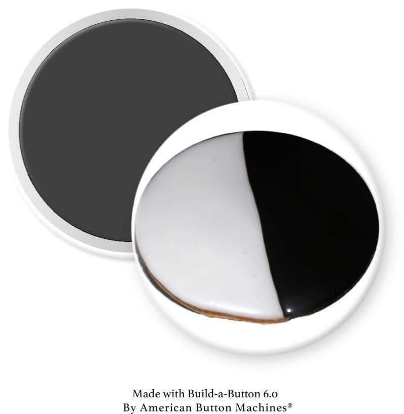Black and White Cookie Magnet - Magnets and Memories