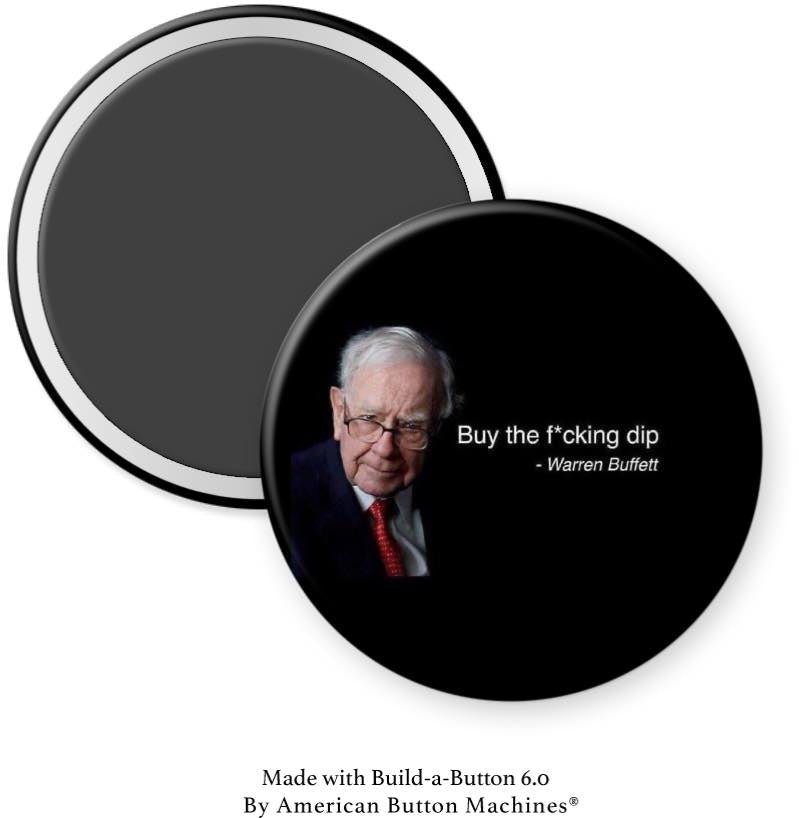 Buy The F$$king Dip by Buffett Magnet - Magnets and Memories