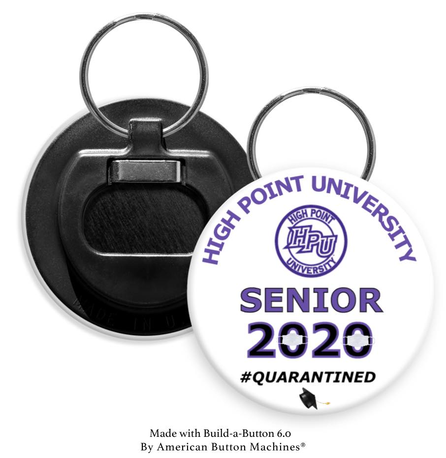 High Point University Senior 202X Bottle Opener - Magnets and Memories
