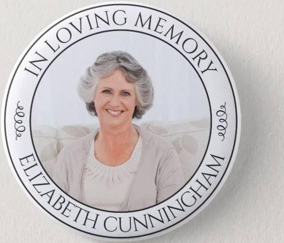 In Loving Memory white border Magnet - Magnets and Memories