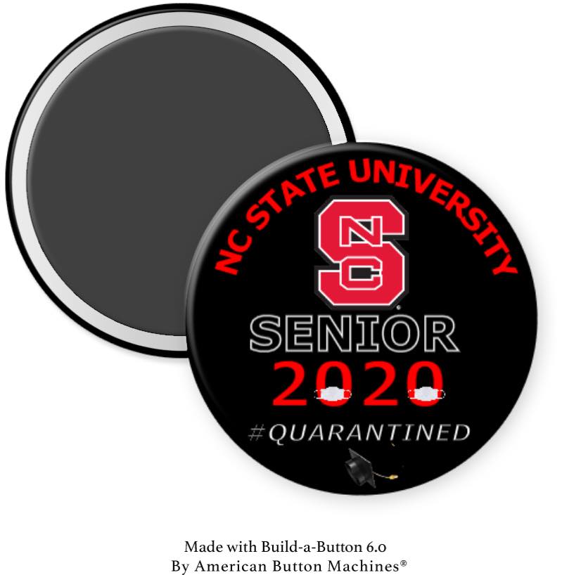 NC State University Senior 202X Magnet - Magnets and Memories
