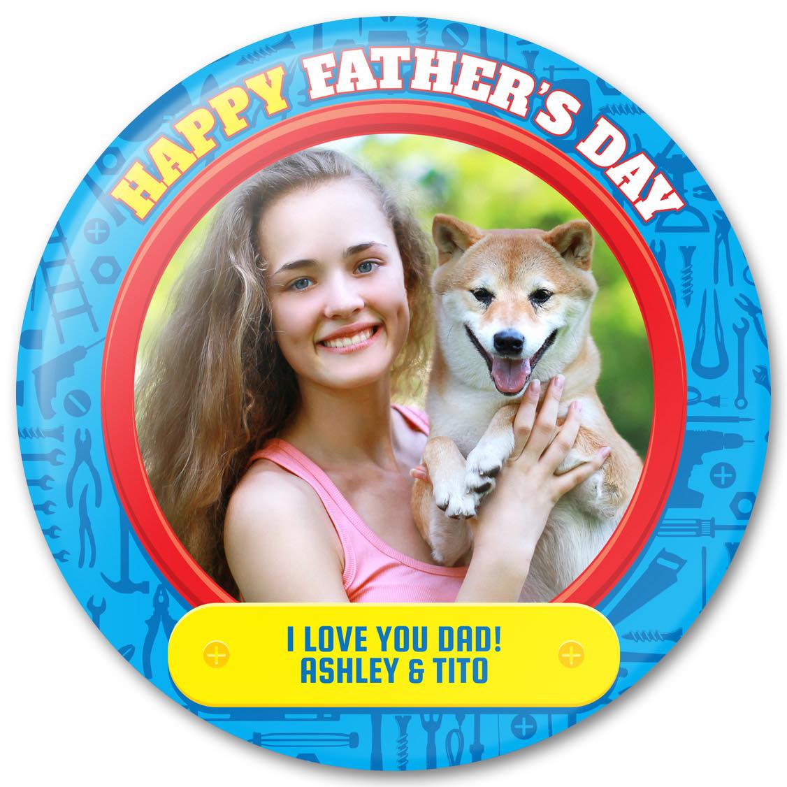 Happy Father's Day I Love You Dad Magnet - Magnets and Memories