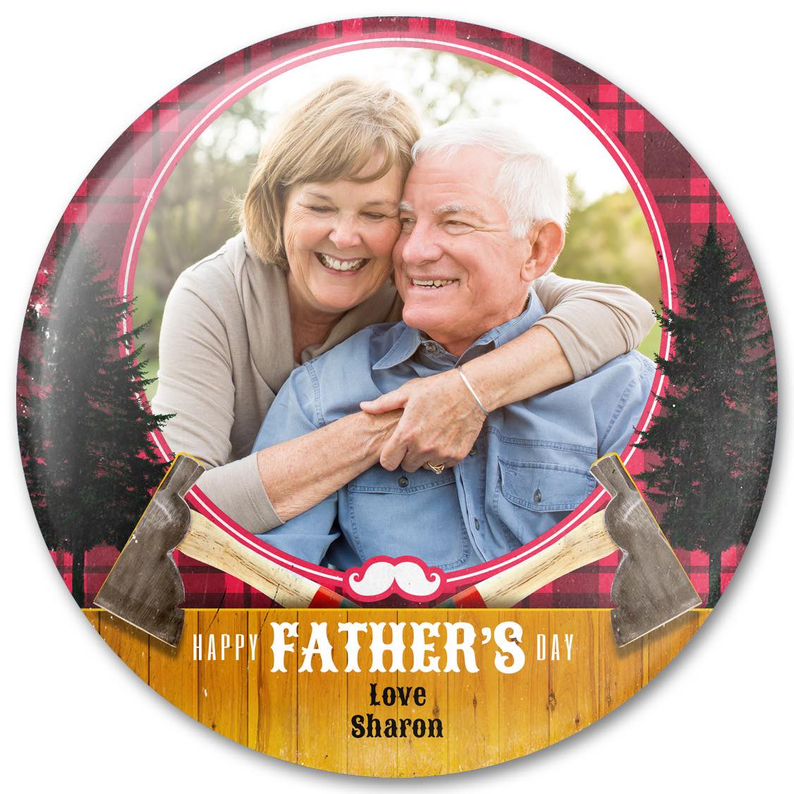 Daughter With Dad on Father’s Day Magnet - Magnets and Memories