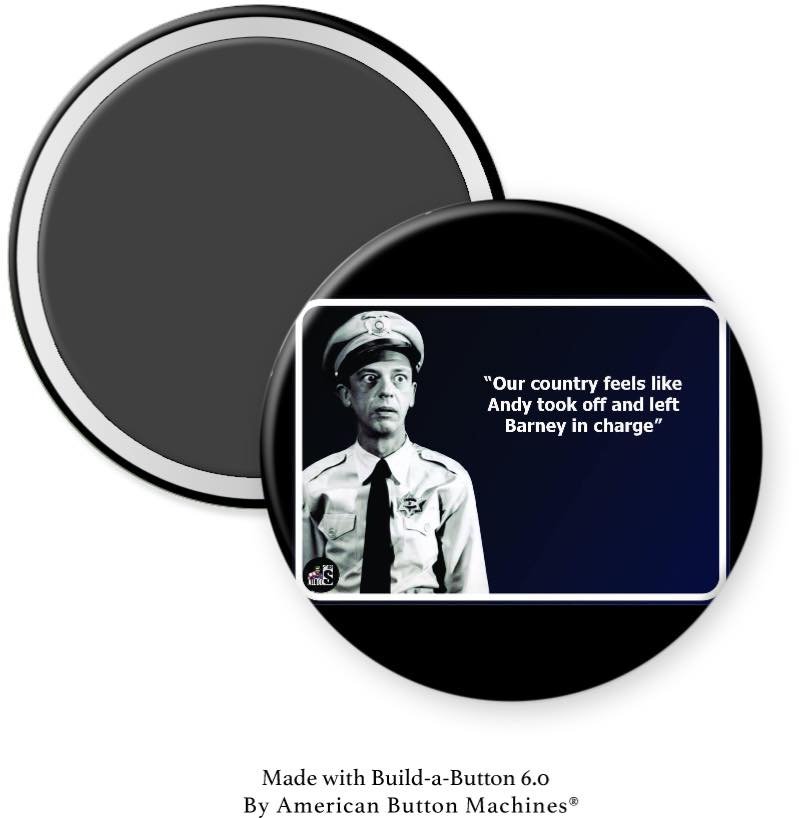 Our Country Feels Like Barney is in Charge Magnet - Magnets and Memories
