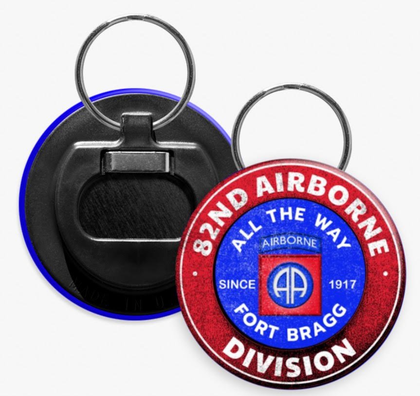 82nd Airborne Fort Bragg Division Bottle Opener - Magnets and Memories