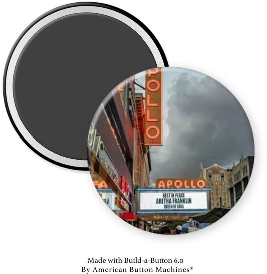 Apollo Theater with Aretha Franklin Magnet - Magnets and Memories
