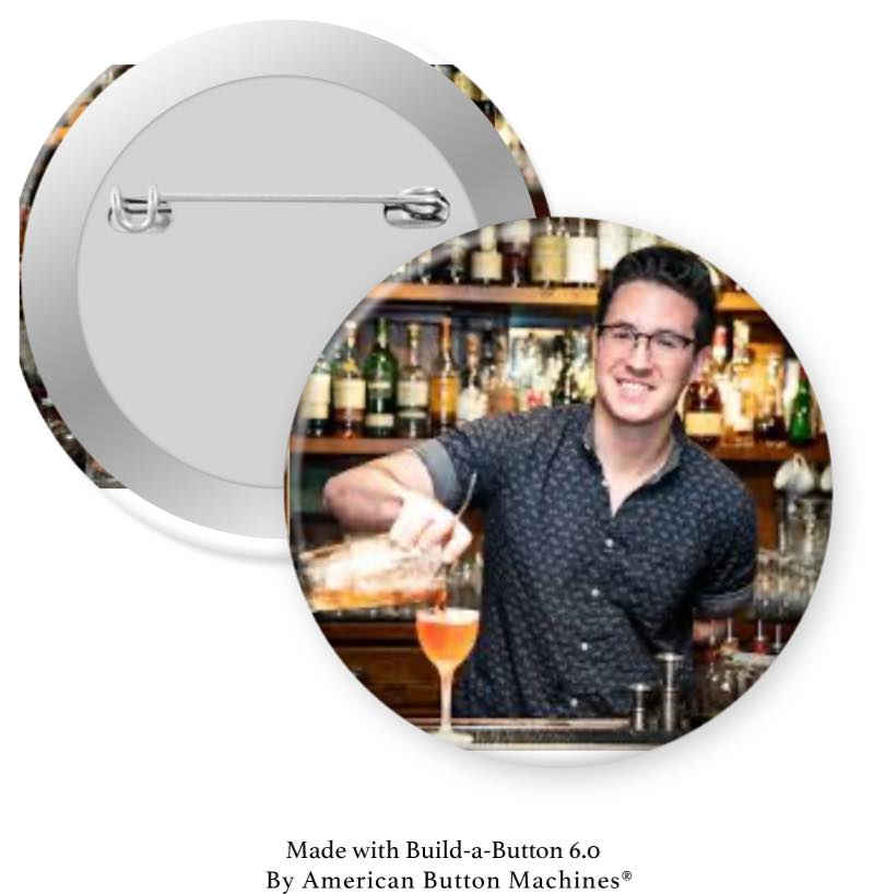 Bartender Sample 2 Pinback - Magnets and Memories