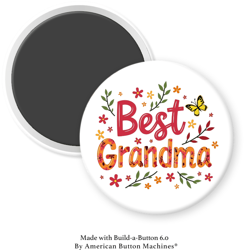Best Grandma - Magnets and Memories