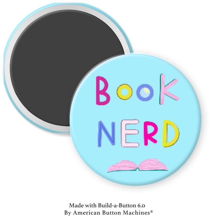 Book Nerd Magnet - Magnets and Memories