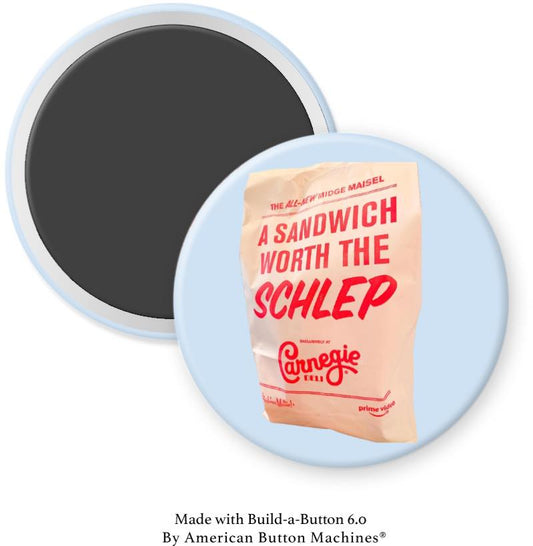 Carnegie Deli Shlep Ad Magnet - Magnets and Memories