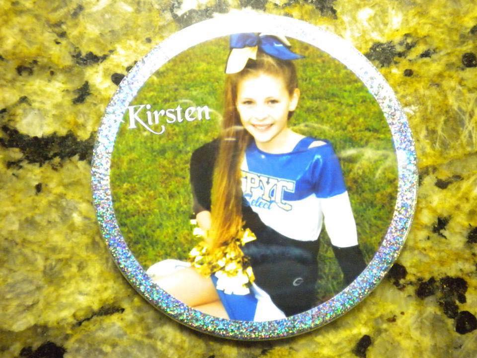 Cheerleader in Uniform Magnet - Magnets and Memories