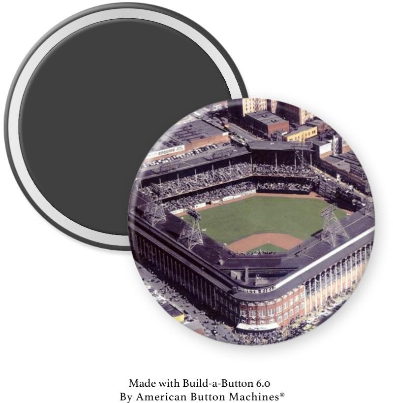 Ebbets Field Interior Dodgers Magnet - Magnets and Memories