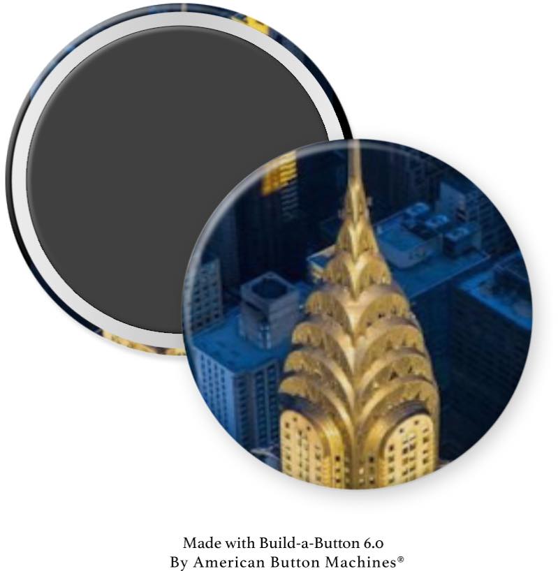 Empire State Building at Night Magnet - Magnets and Memories