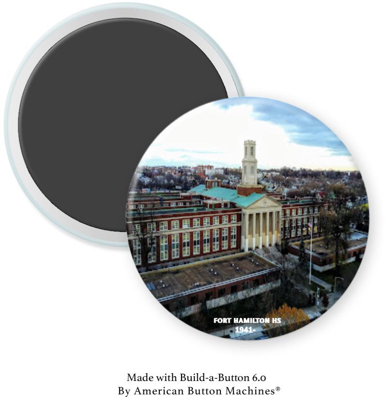 Fort Hamilton High School Aerial Magnet - Magnets and Memories
