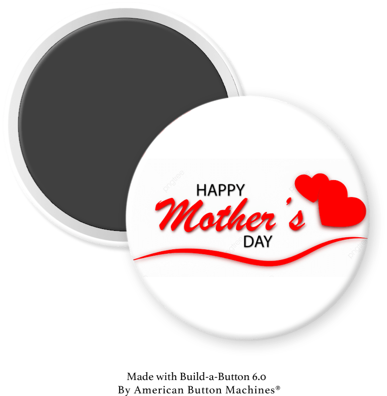 Happy Mother’s Day (swirl) - Magnets and Memories
