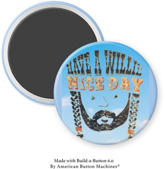 Have a Willie Nelson Nice Day Magnet - Magnets and Memories