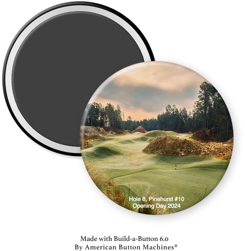 Hole 8, Pinehurst #10 Magnet - Magnets and Memories