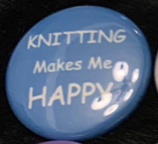 Knitting Makes Me Happy Magnet - Magnets and Memories