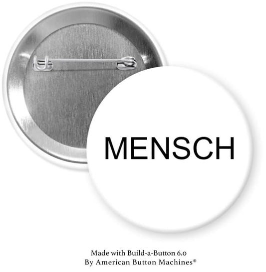 Mensch Pinback - Magnets and Memories