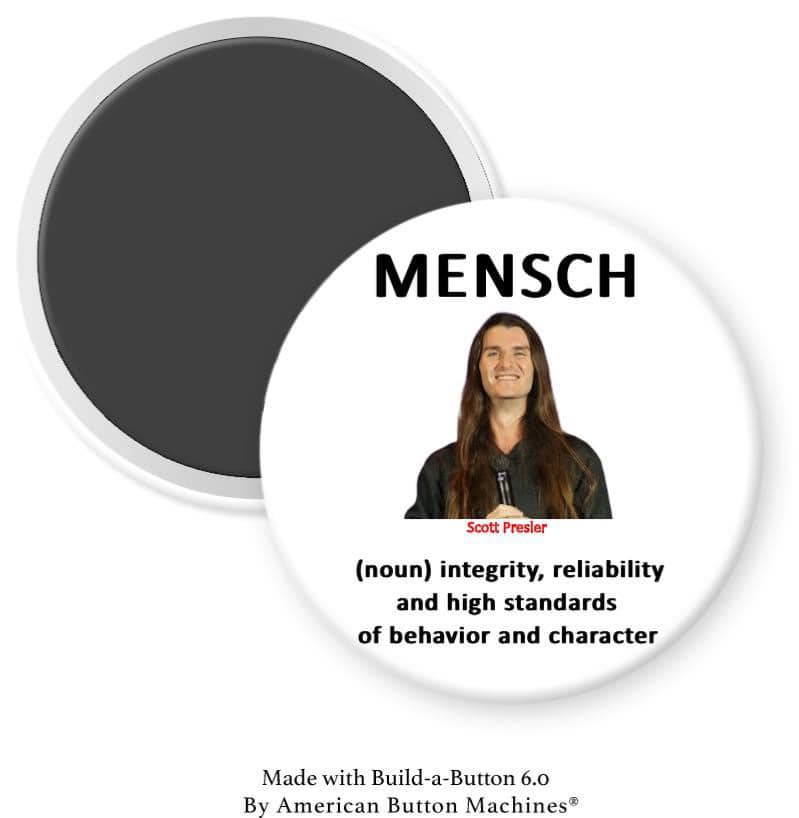 Mensch Scott Presler Magnet - Magnets and Memories