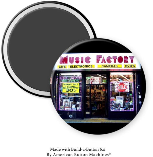 Music Factory Store Magnet - Magnets and Memories