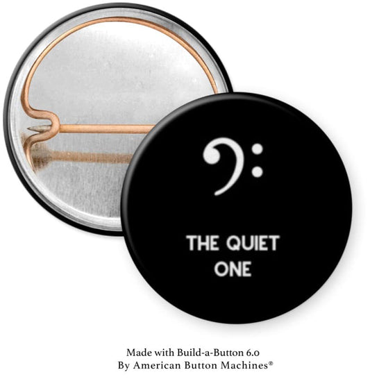Music Note The Quiet One Pinback - Magnets and Memories