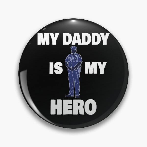My Daddy is My Hero Policeman Magnet - Magnets and Memories