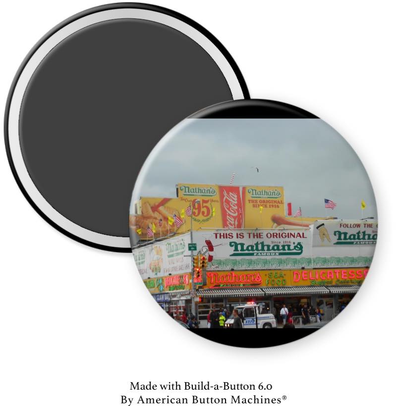 Nathan's Famous Restaurant Magnet - Magnets and Memories