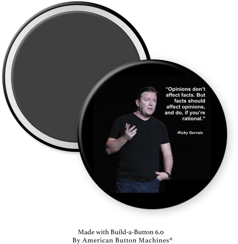 Opinions Don’t Affect Facts Magnet - Magnets and Memories