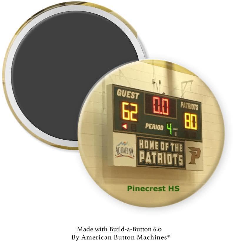 Pinecrest HS Scoreboard Magnets - Magnets and Memories