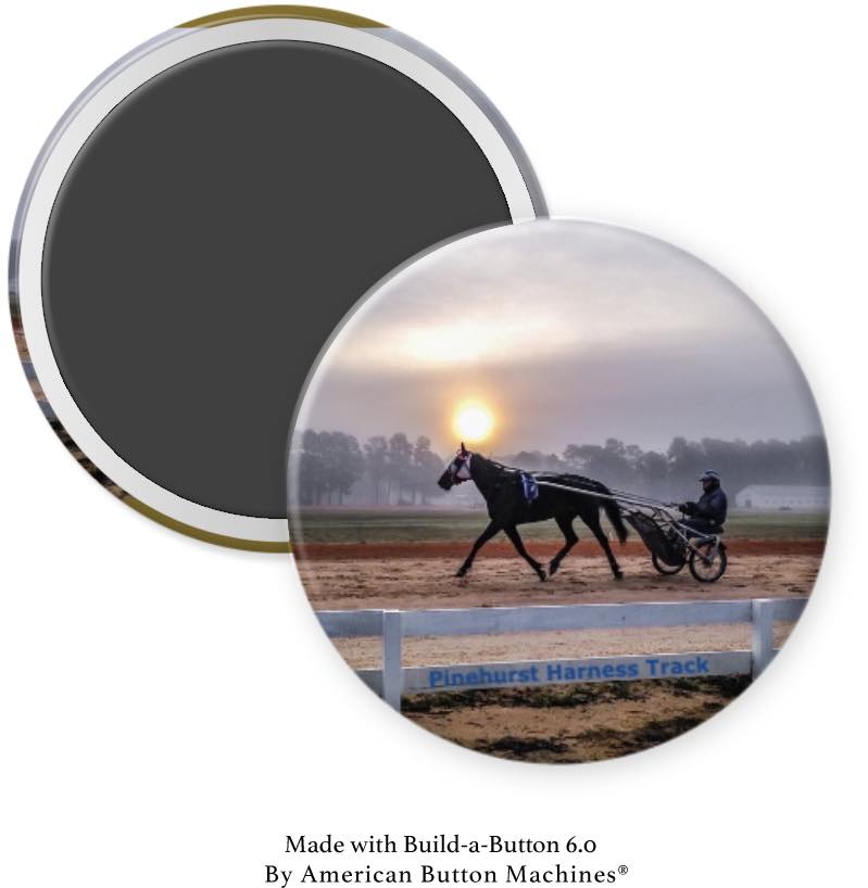 Pinehurst Harness Track Magnet - Magnets and Memories